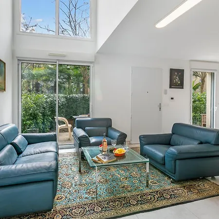 La Marenda - City Center Apartment With Terrace Garden - Happy Rentals Διαμέρισμα Αντίμπ
