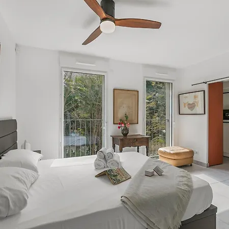 La Marenda - City Center Apartment With Terrace Garden - Happy Rentals Αντίμπ