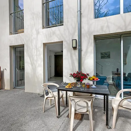 La Marenda - City Center Apartment With Terrace Garden - Happy Rentals Αντίμπ